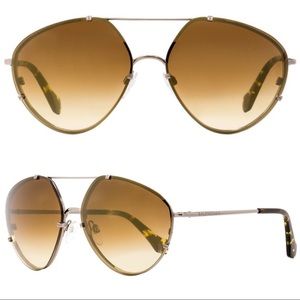 Balenciaga BA85 14G Aviator Sunglasses